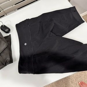 Lululemon biker shorts.